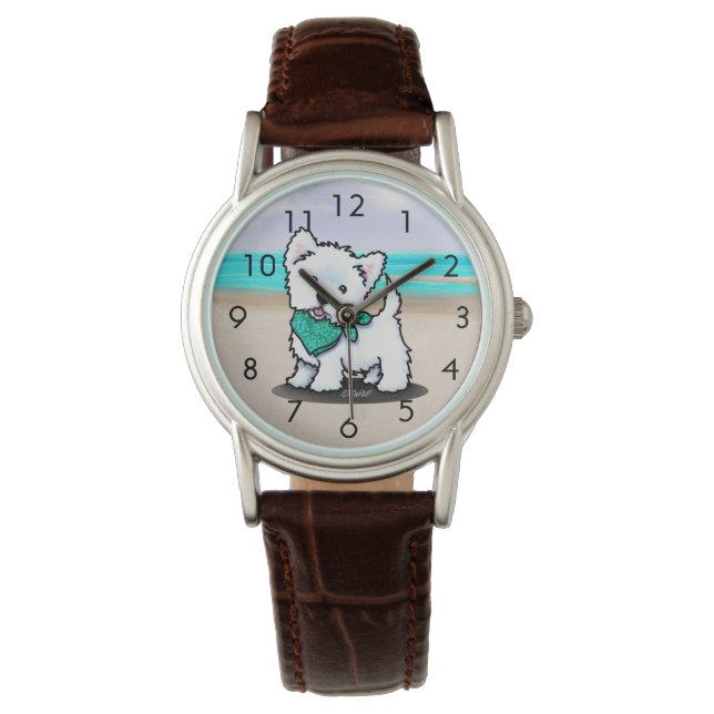 Relógio Cutieface Westie Watch (Frente)