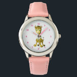 Relógio Cutte Giraffe Watch<br><div class="desc">Cute Baby Giraffe Watts - ou Choose / Add Your Unique Text / Name / Color - Make Your Special Watch Gift - Resize, mova ou remova e adicione elementos / imagem com a ferramenta Personalização! - Desenho e Design por MIGNED. Você também pode transferir meus designs para mais de...</div>