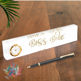 Relógio da Chefe Babe de Ouro
