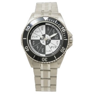 Relógio da Lei - Preto e Branco