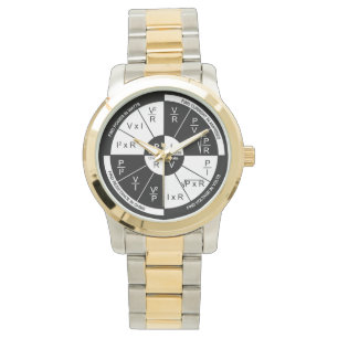 Relógio da Lei - Preto e Branco