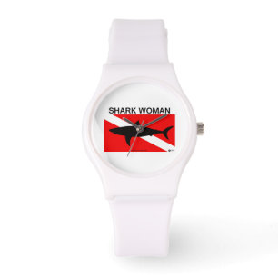 Relógio da mulher do tubarão