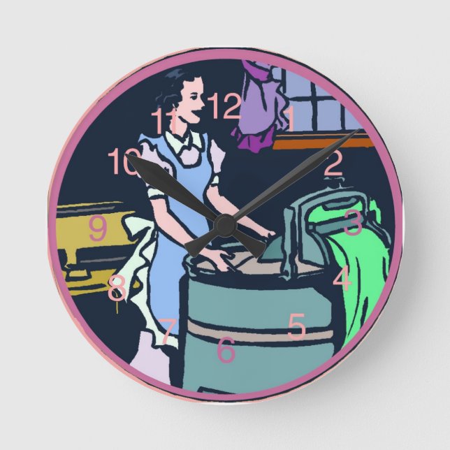 Relógio da sala de lavanderia (Frente)