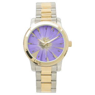 Relógio Daisy Watch Purple Daisy Flower Wrist Watch
