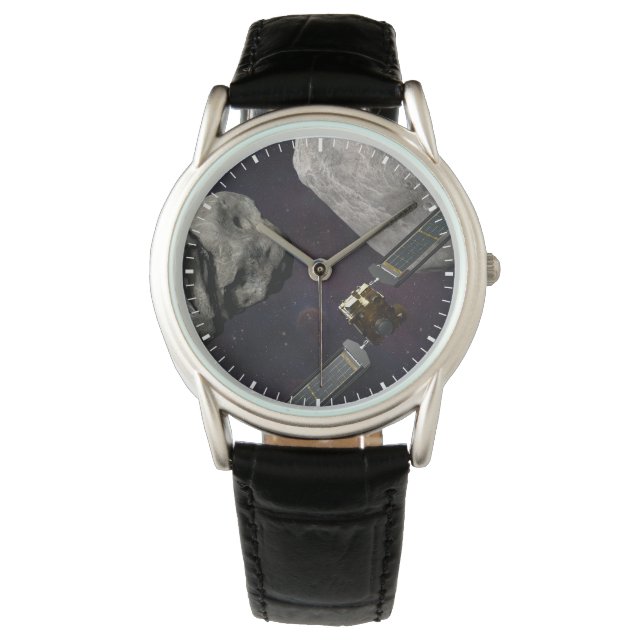 Relógio Dart Spacecraft E Liciacube Antes Do Impacto (Frente)