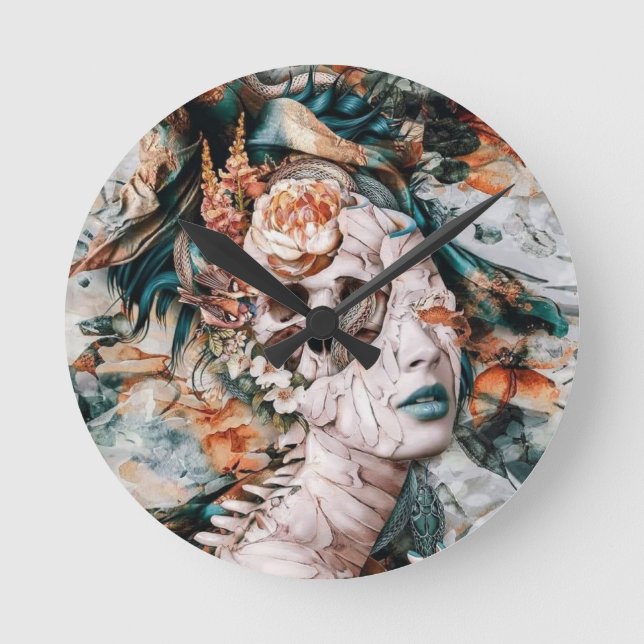 relógio de abstrato Art (Frente)