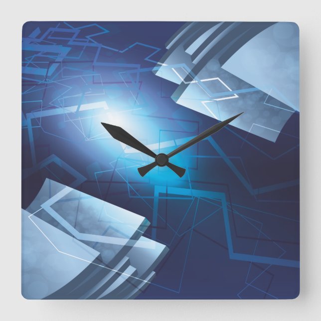 Relógio de abstrato Art 1 (Frente)