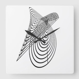 Relógio de arte geométrico