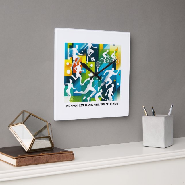 Relógio de atleta Inspiracional - Presente Motivac (Escritório)