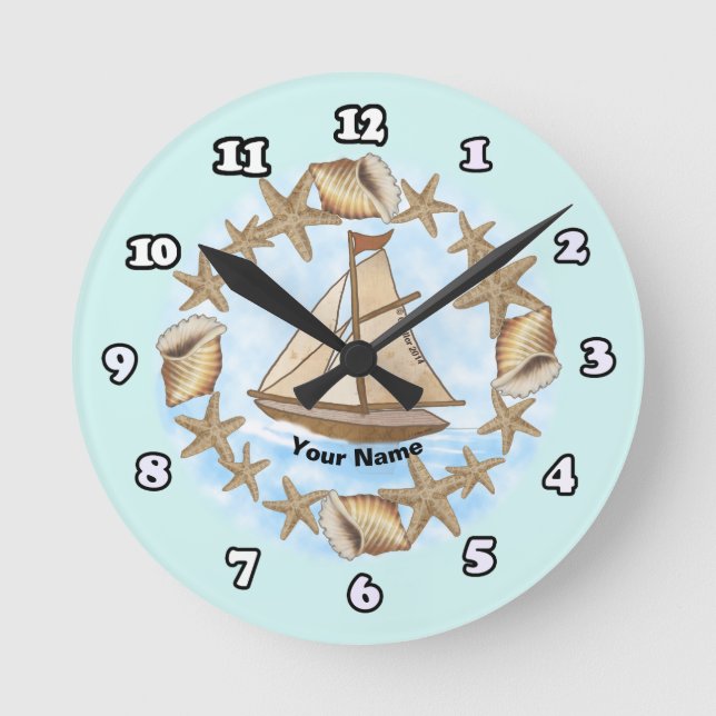 Relógio de barco Mariner antigo (Frente)