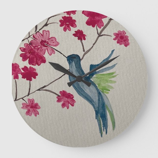 relógio de beija-flor impressionante (Frente)