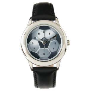 relógio de bola de futebol para crianças legal