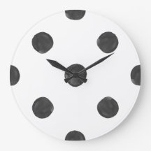 Relógio de Bolinhas de Aquarela