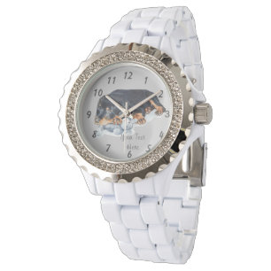 relógio de cachorro giro muito fofo