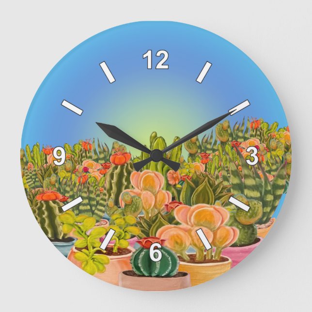 Relógio de cactos (Frente)