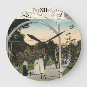 Relógio de Cartão de Posto Cedar Point Ohio - 1910