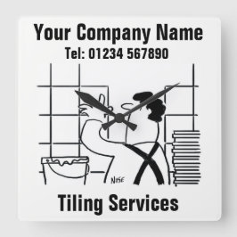 Relógio de Cartoon dos Serviços de Inclinação