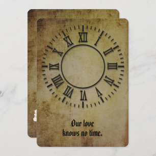 relógio de casamento sem convite