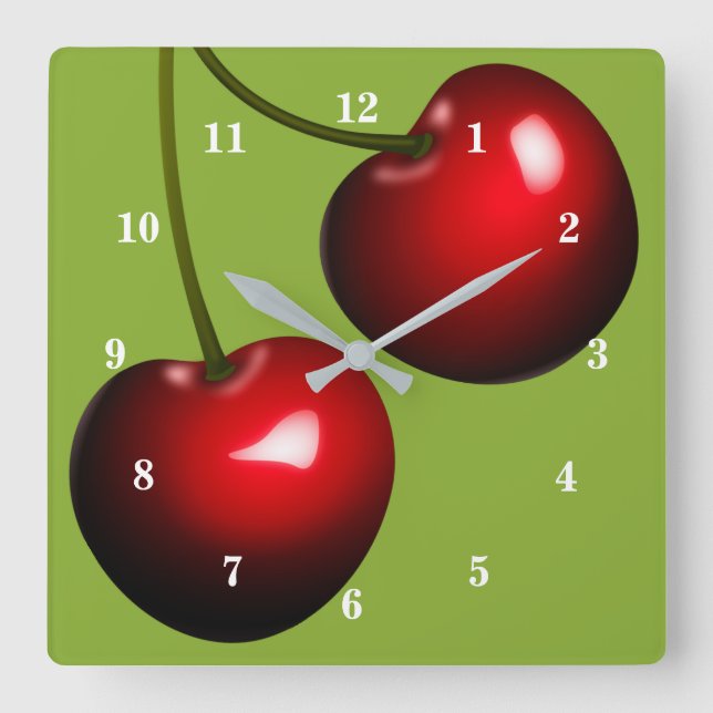 Relógio de cereja doce - Escolha a cor (Frente)