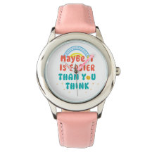 Relógio de Citação Retro Positiva eWatch Relógio