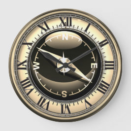 Relógio de Compass Faux