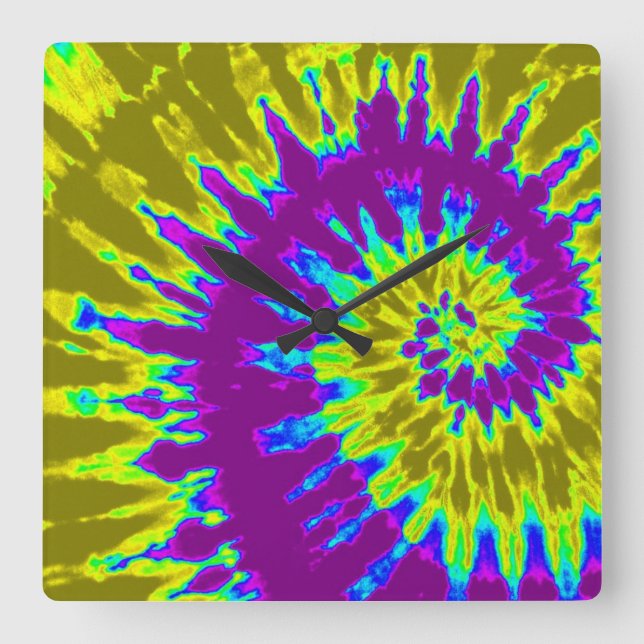 Relógio de Coroa Dourada e Roxo (Frente)