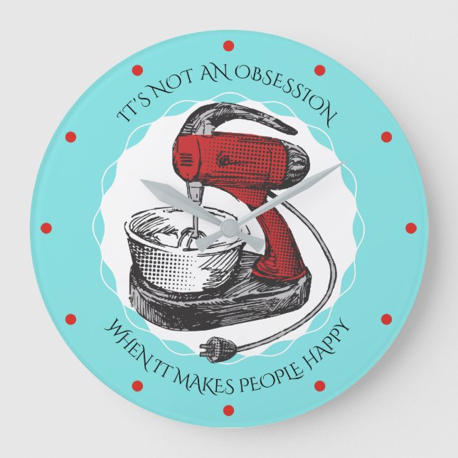 Relógio de cozinha do comutador de cor personaliza (Frente)