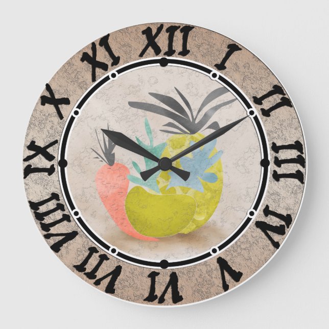 Relógio de cozinha venenoso, cozinha (Frente)