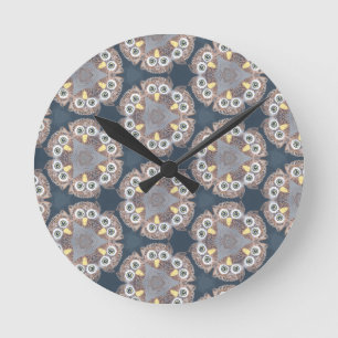 relógio de decoração do design da coruja