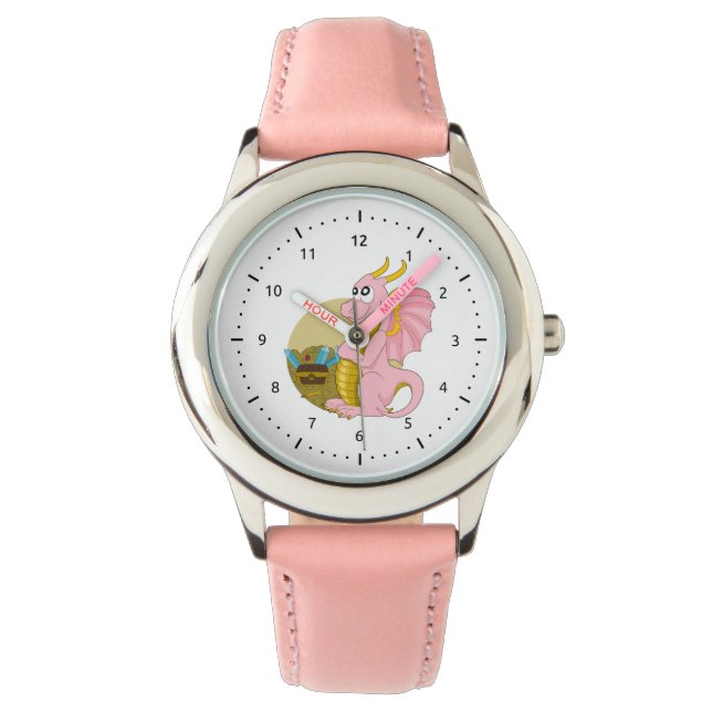 Relógio de desenho animado do dragão (Frente)