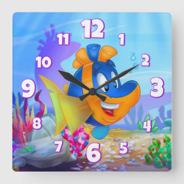 Relógio de desenho da parede de FriendFish