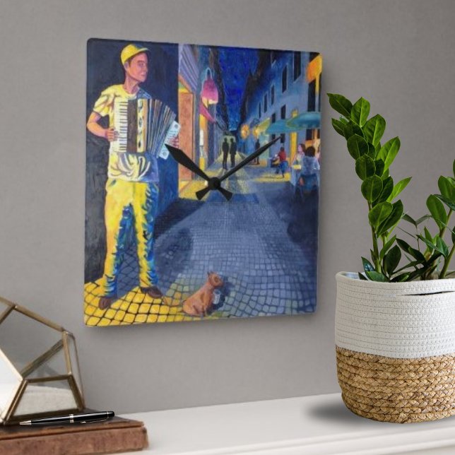 Relógio de Doggie, músico de rua (Criador carregado)