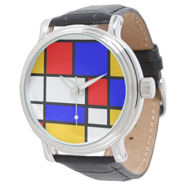 Relógio de estilo Mondrian (Angular)