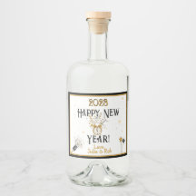 Relógio de feliz ano novo, Chapéu, Confetti, Champ