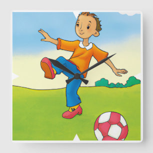 Relógio de futebol infantil