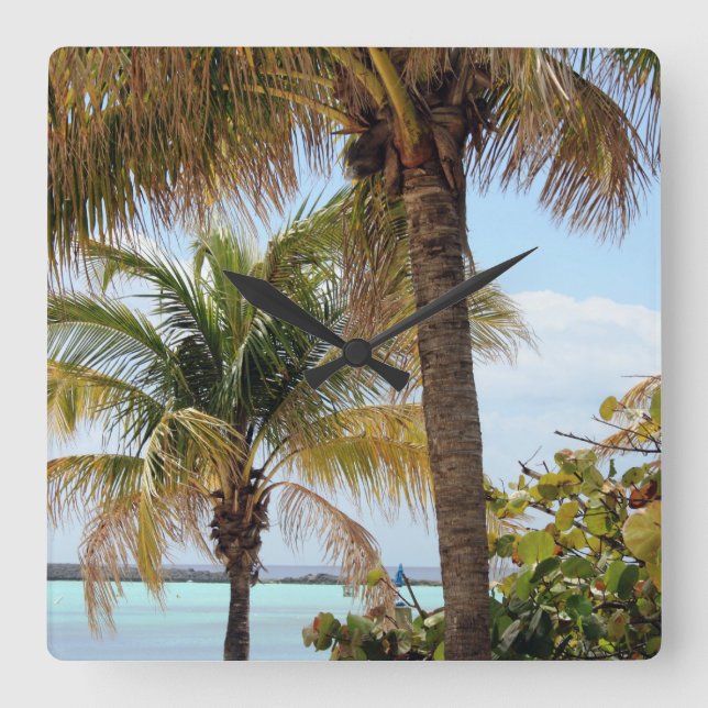 Relógio de Ilhas Tropicais (Frente)