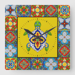 Relógio de IMAGENS de Azulejos Talavera