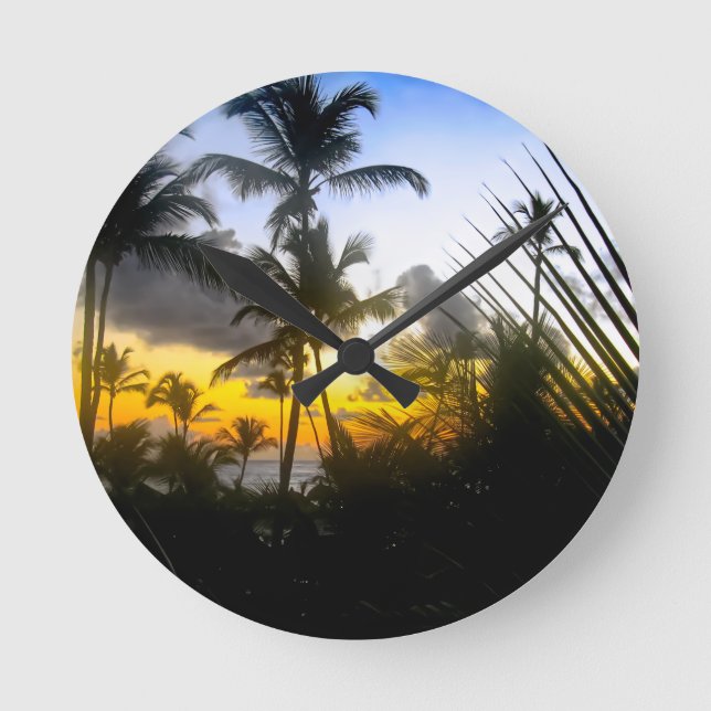 Relógio de Impressão solar tropical (Frente)