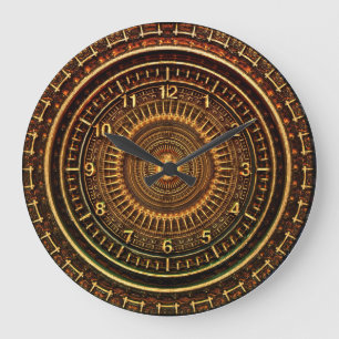 Relógio De Madeira De Faux