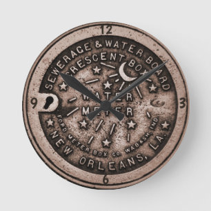 Relógio de Medidor de Água de Nova Orleans, adic