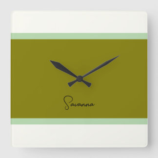 Relógio de Monograma Moderno