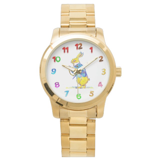 Relógio de Mulher do Coelho Branco (Frente)