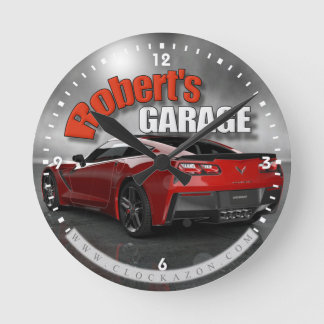 Relógio de Muro da Garagem de Robert Corvette
