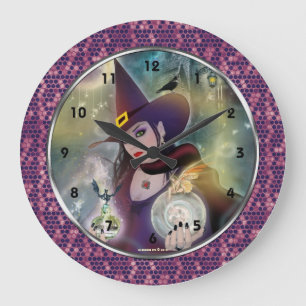 Relógio de Muro de Bruxas Magicas