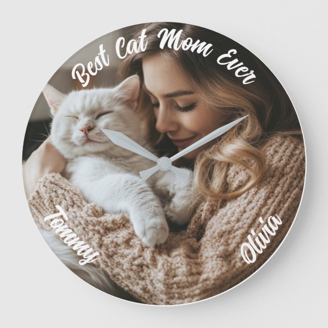 Relógio de Muro de Fotografias Personalizadas - Pr (Frente)