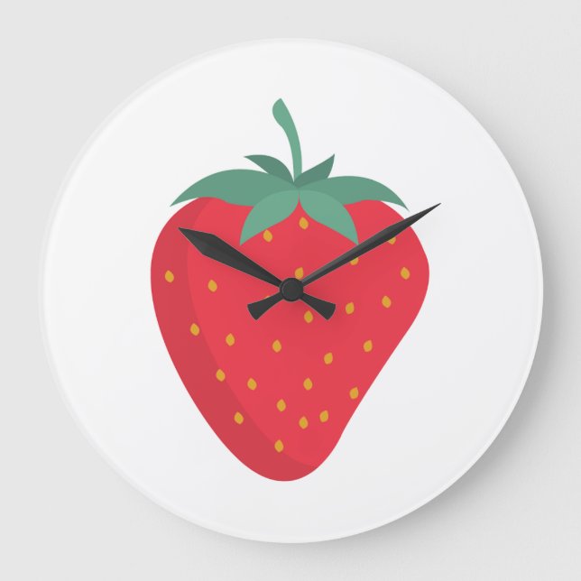 Relógio de Muro de Morango (Frente)