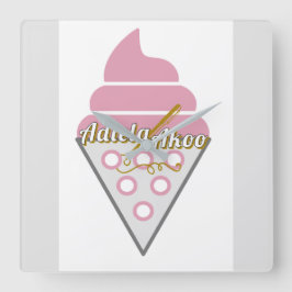 Relógio de Muro de Sorvete irresistível por Adiela