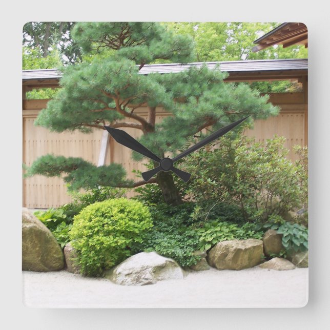 Relógio de Muro do Jardim Asiático (Frente)