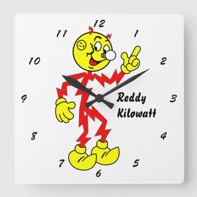 Relógio de Muro Reddy Kilowatt (Frente)