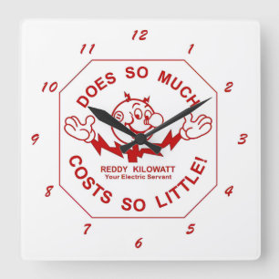 Relógio de Muro Reddy Kilowatt